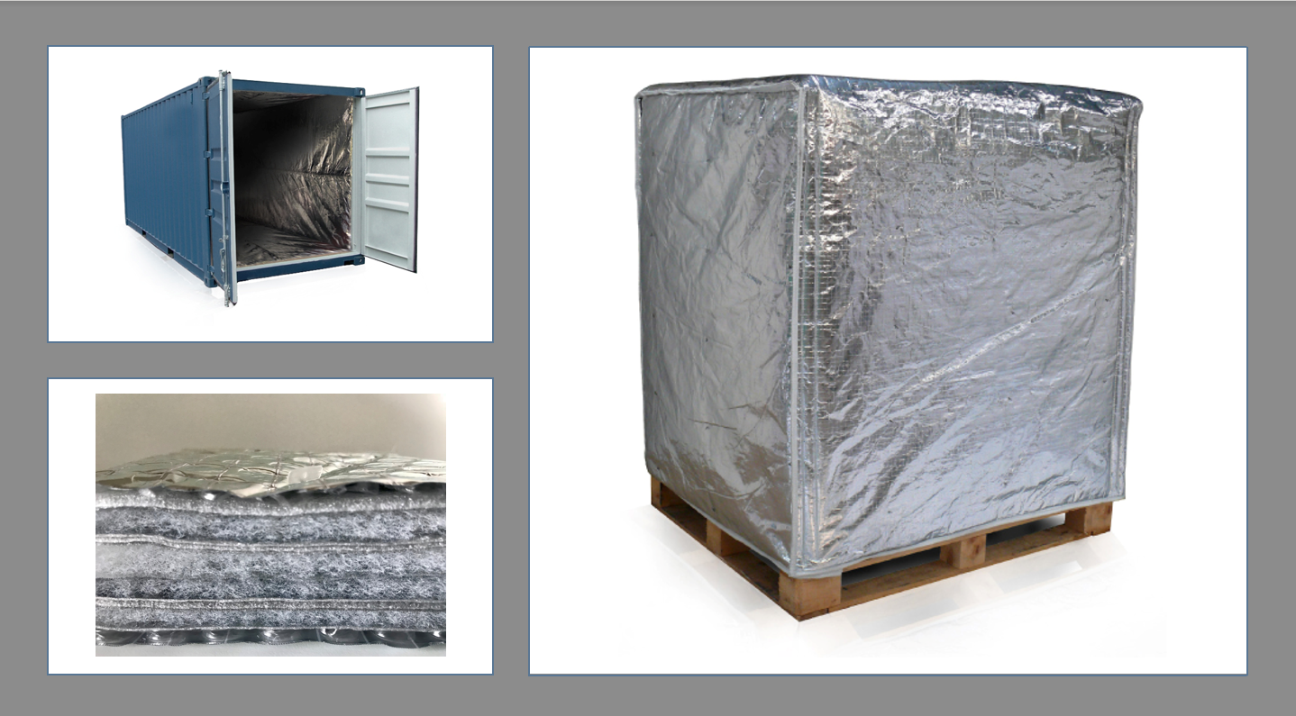 Insulation for packaging industry