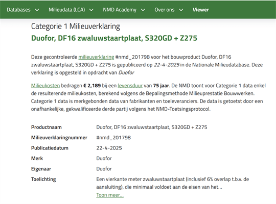 Milieudatabase